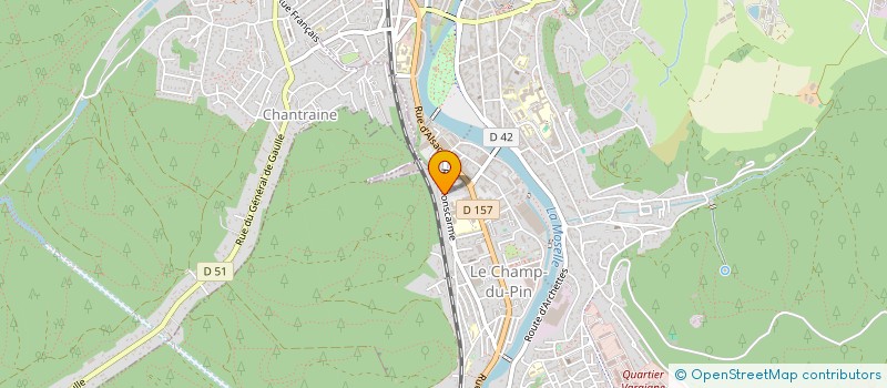 localisation de l'entreprise LAFAMILLIA à EPINAL