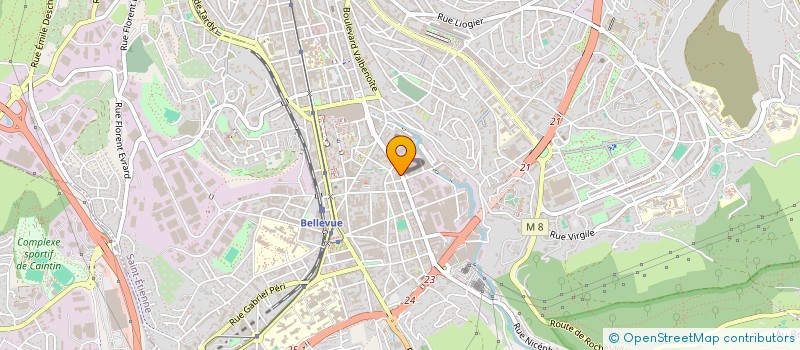 localisation de l'entreprise LAFANETT  SAINT-ETIENNE