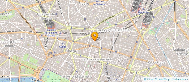 localisation de l'entreprise LAFAP  PARIS