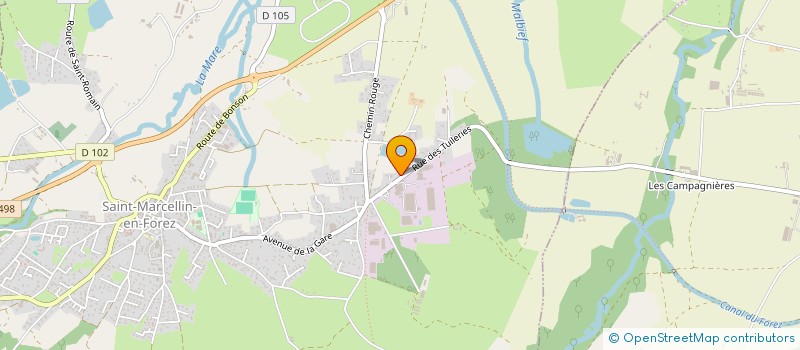 localisation de l'entreprise LAFAP  SAINT-MARCELLIN-EN-FOREZ