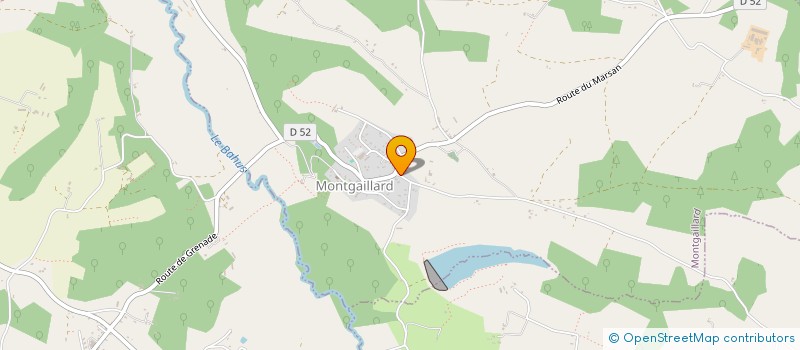 localisation de l'entreprise LAFARGUE à MONTGAILLARD