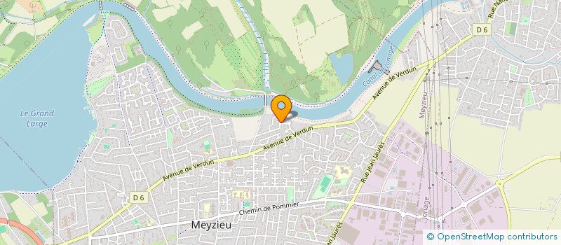 localisation de l'entreprise LAFARGUE  MEYZIEU