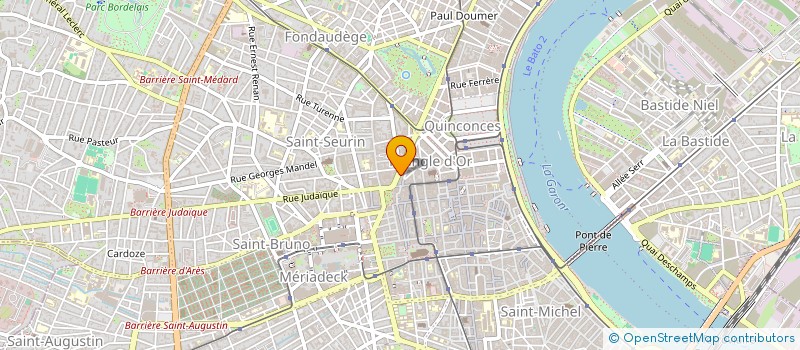 localisation de l'entreprise LAFARGUE  BORDEAUX