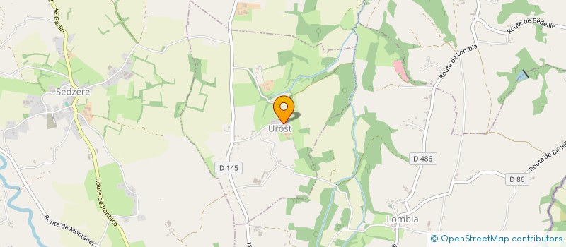 localisation de l'entreprise LAFARGUE PUYOULET  UROST