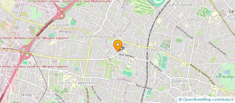 localisation de l'entreprise LAFARGUE SPFPL à BORDEAUX