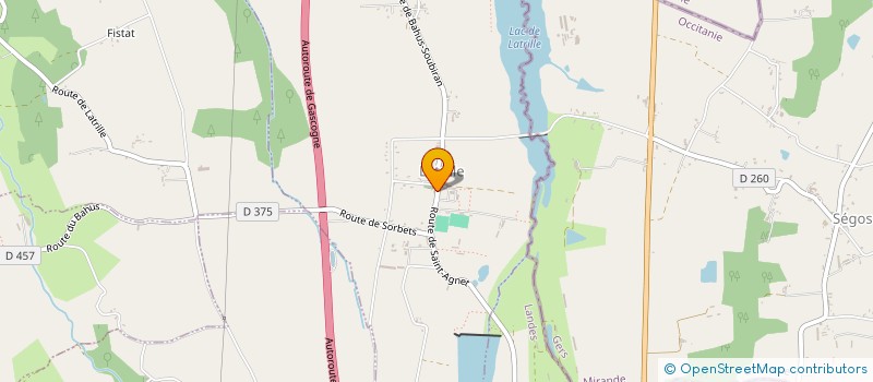 localisation de l'entreprise LAFARGUEMATHIOU  LATRILLE