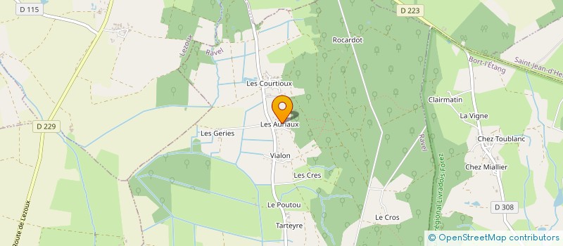 localisation de l'entreprise LAFARGUETTE FRERE & SOEUR  RAVEL