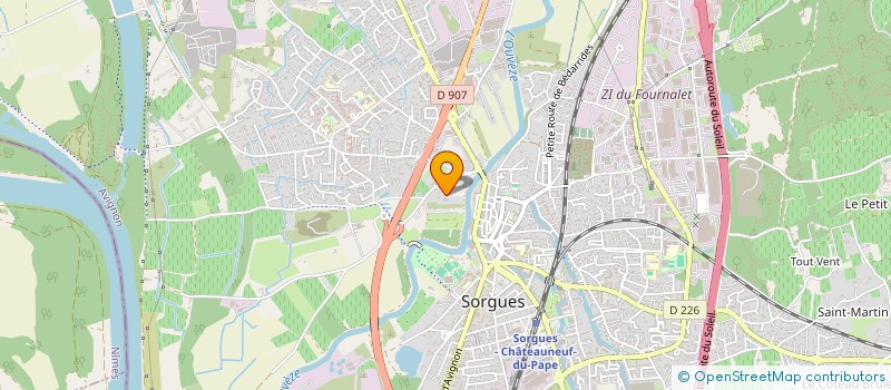 localisation de l'entreprise LAFASEC GESTION  SORGUES