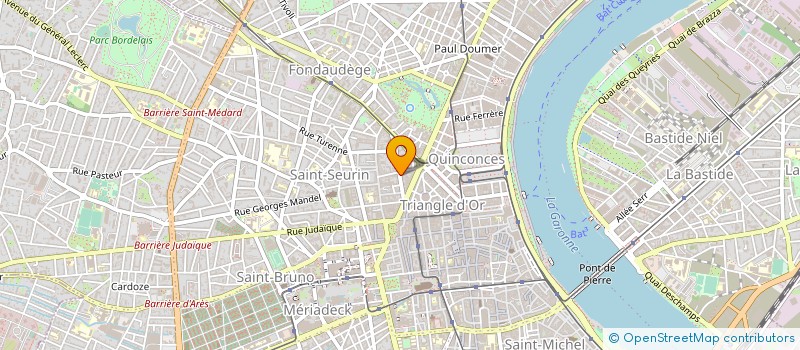 localisation de l'entreprise LAFAURIE MONBADON à BORDEAUX