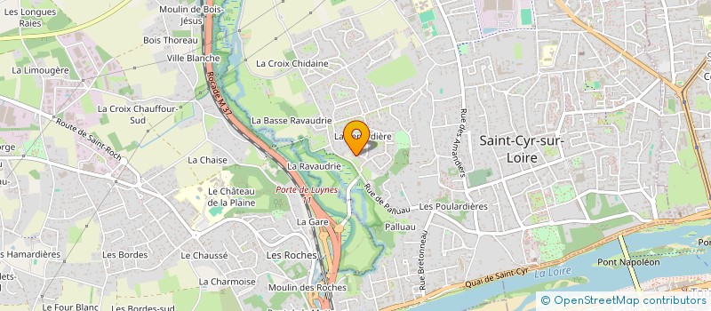 localisation de l'entreprise LAFAUVETTE  SAINT-CYR-SUR-LOIRE