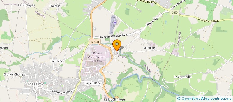 localisation de l'entreprise LAFAY TECH  MESSIMY