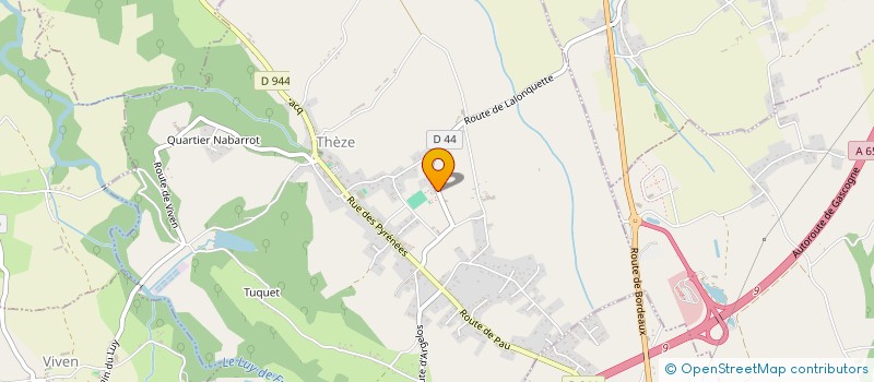 localisation de l'entreprise LAFAYE SARL à THEZE