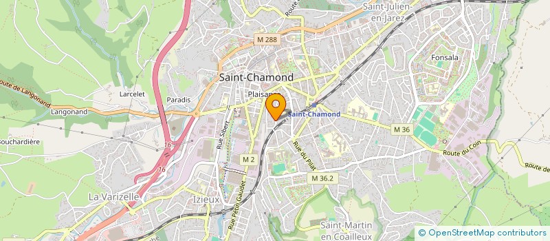 localisation de l'entreprise LAFAYETIMMO  SAINT-CHAMOND