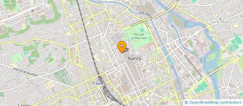 localisation de l'entreprise LAFAYETTE  NANCY