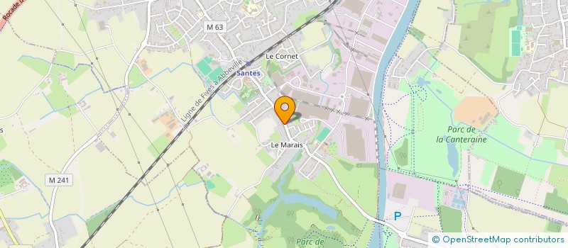 localisation de l'entreprise LAFAYETTE  SANTES