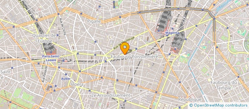 localisation de l'entreprise LAFAYETTE 63  PARIS