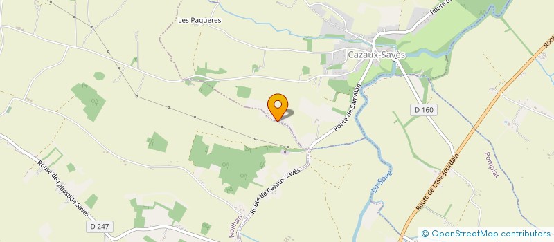 localisation de l'entreprise LAFAYETTE  CAZAUX-SAVES