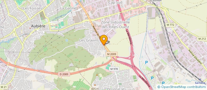 localisation de l'entreprise LAFAYETTE  AUBIERE