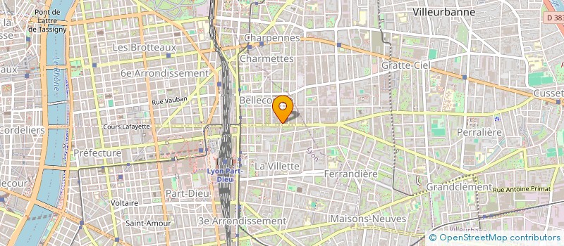 localisation de l'entreprise LAFAYETTE ASSURANCES à LYON