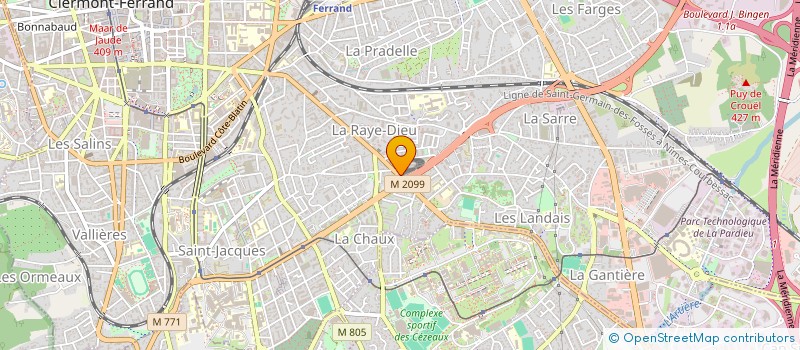 localisation de l'entreprise LAFAYETTE AUTOMOBILES  CLERMONT-FERRAND