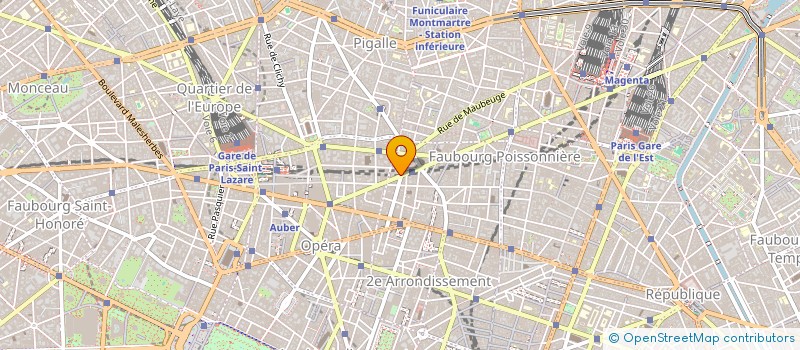 localisation de l'entreprise LAFAYETTE CENTRE MEDICAL  PARIS