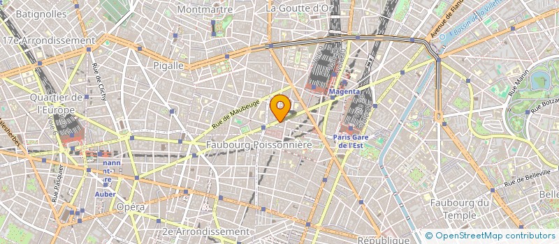 localisation de l'entreprise LAFAYETTE DECOR BOUTIQUE  PARIS