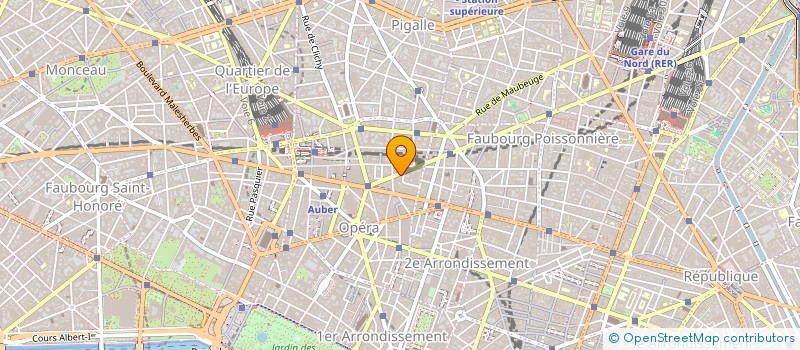 localisation de l'entreprise LAFAYETTE DM  PARIS