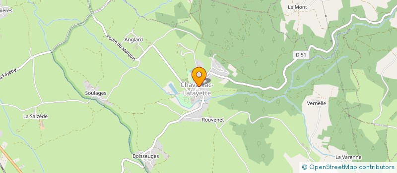 localisation de l'entreprise LAFAYETTE ET LIBERTE  CHAVANIAC-LAFAYETTE