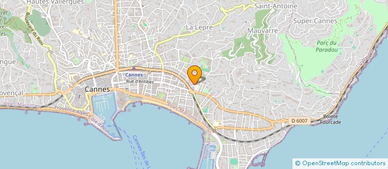 localisation de l'entreprise LAFAYETTE FRENCH RIVIERA à CANNES