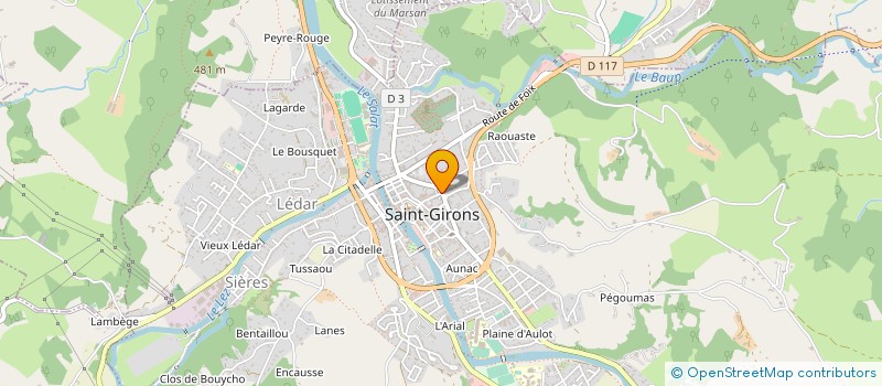 localisation de l'entreprise LAFAYETTE MEDICAL SAINT GIRONS à SAINT-GIRONS