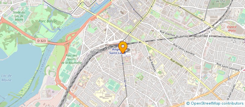 localisation de l'entreprise LAFAYETTE PLUS à ANGERS