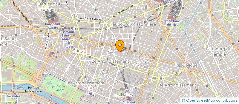 localisation de l'entreprise LAFAYETTE SALTIEL DRAPIERS à PARIS