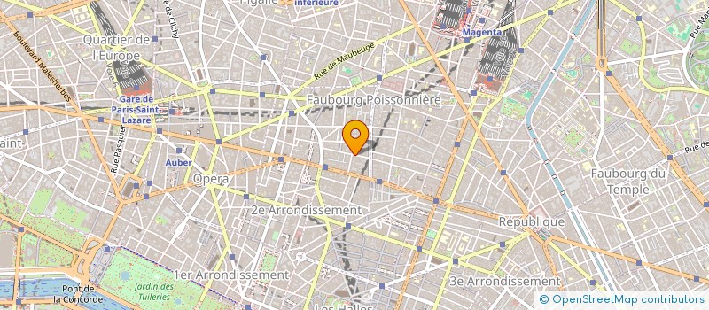 localisation de l'entreprise LAFAYETTE SUPERIEUR  PARIS