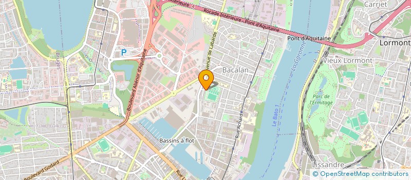 localisation de l'entreprise LAFDOR  BORDEAUX