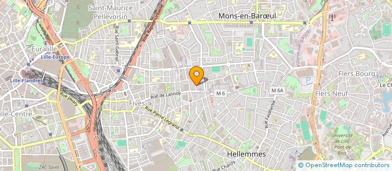 localisation de l'entreprise LAFER à LILLE