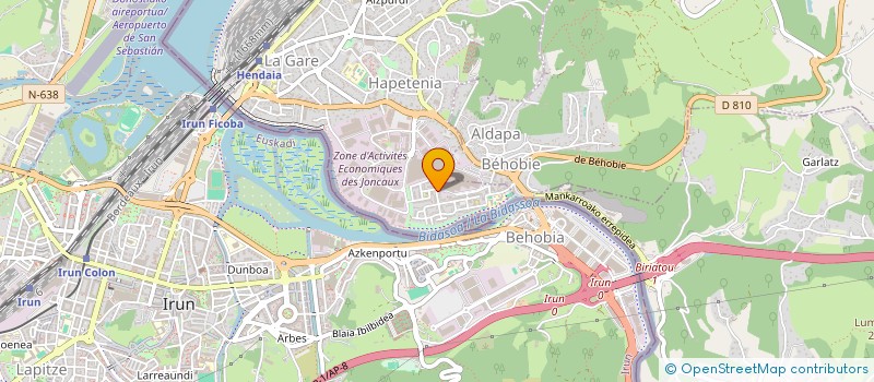localisation de l'entreprise LAFER DISTRIBUTION à HENDAYE