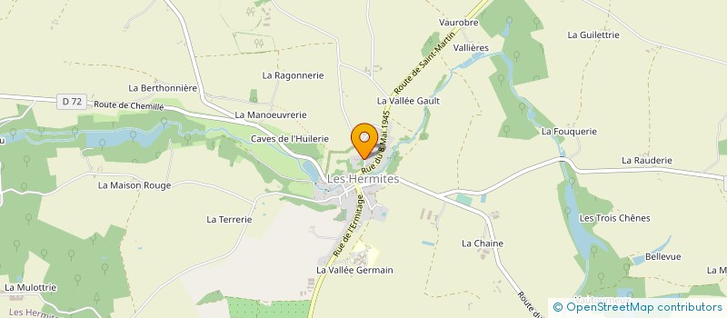 localisation de l'entreprise LAFERRIERE  LES HERMITES