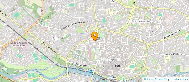 localisation de l'entreprise LAFEUILLADE OCCA PNEUS OK à PAU