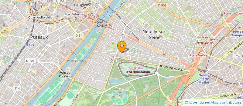 localisation de l'entreprise LAFF 1H à NEUILLY-SUR-SEINE