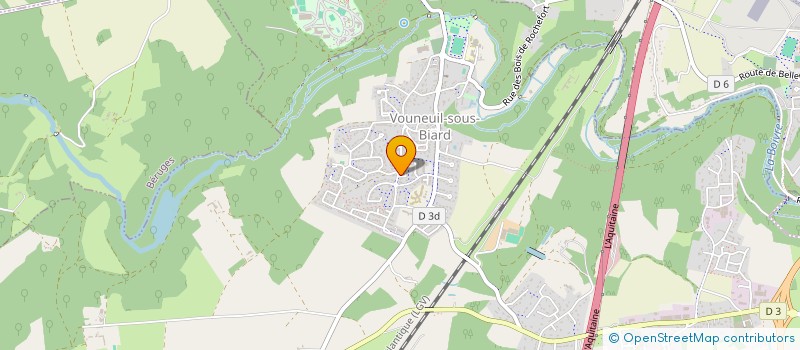 localisation de l'entreprise LAFFAITEUR CRGTF  VOUNEUIL-SOUS-BIARD