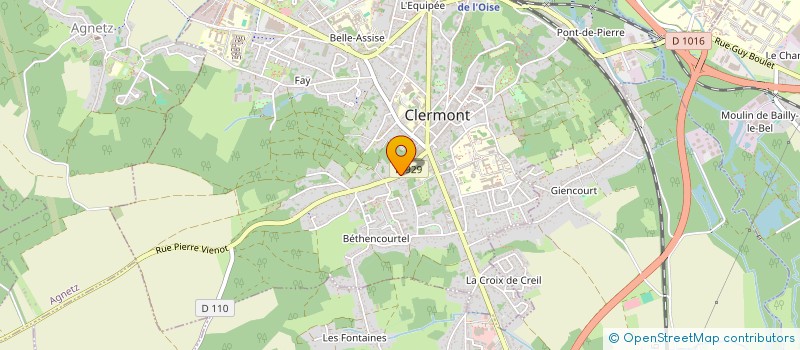 localisation de l'entreprise LAFFAY à CLERMONT