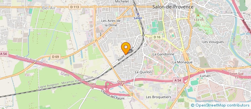 localisation de l'entreprise LAFFERE4  SALON-DE-PROVENCE