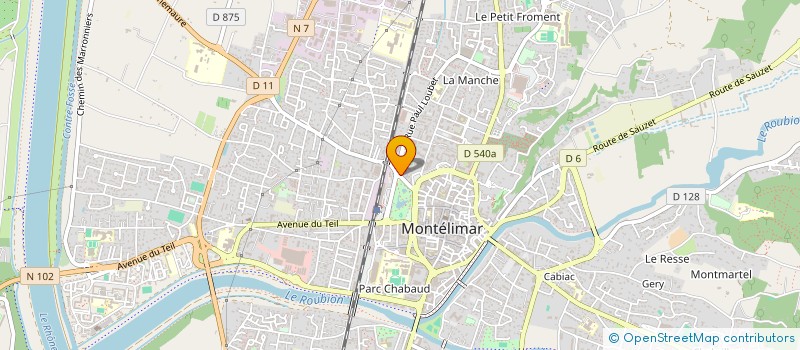 localisation de l'entreprise LAFFET  MONTELIMAR