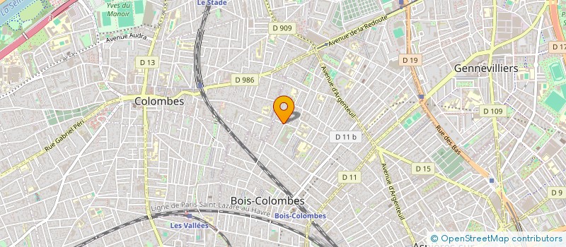 localisation de l'entreprise LAFFILAY ANSEAUME à BOIS-COLOMBES