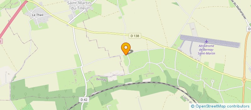 localisation de l'entreprise LAFFILLE - BAILLEAU à BERNAY