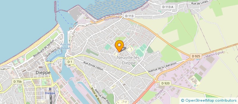 localisation de l'entreprise LAFFILLE OPTIQUE à DIEPPE