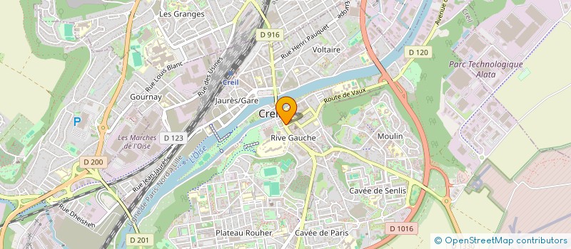 localisation de l'entreprise LAFFING DOGS  VERNEUIL-EN-HALATTE