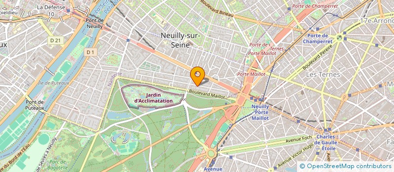 localisation de l'entreprise LAFFITTE 55 à NEUILLY-SUR-SEINE