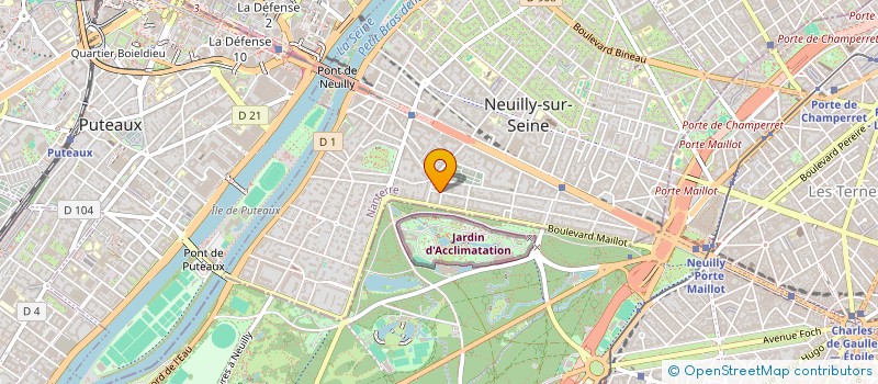 localisation de l'entreprise LAFFITTE & CIE à NEUILLY-SUR-SEINE