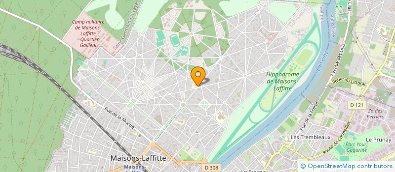 localisation de l'entreprise LAFFITTE EDUCATION à MAISONS-LAFFITTE